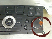 Commande de chauffage - NISSAN - 27575BU700