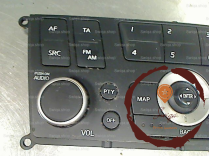 Commande de chauffage - NISSAN - 27575BU700