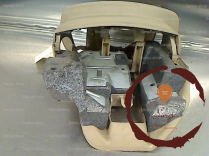 Coquille de volant - RENAULT - 7701209445