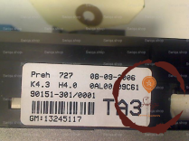 Commande de chauffage - OPEL - 13245121