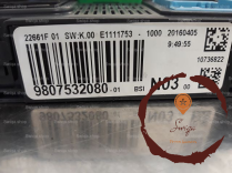Platine fusible habitacle - PEUGEOT
