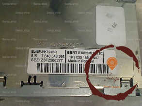 Autoradio - SEAT - 1P1035152N87
