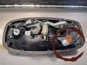 Poignee ext porte coulissante g - CITROEN - 1608302780