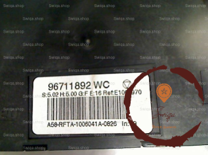Commande de chauffage - CITROEN - 6452Q2