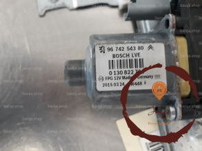 Mecanisme+moteur leve-glace AVD - PEUGEOT - 9673154380