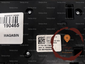 Bouton de warning - PEUGEOT