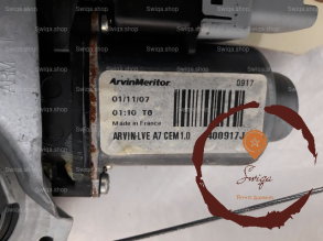 Mecanisme+moteur leve-glace AVG - PEUGEOT - 9221FT