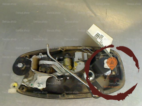 Poignee ext porte battante g - CITROEN - 1640379780
