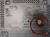 Autoradio - VOLKSWAGEN - 3C8035279EX