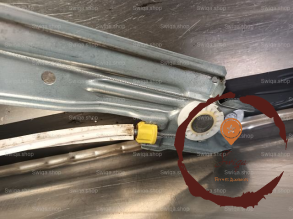 Mecanisme+moteur leve-glace AVG - RENAULT