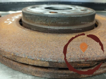 Disque avant - RENAULT - 8200007122