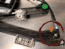 Mecanisme+moteur leve-glace AVD - VOLKSWAGEN - 1K8837462G