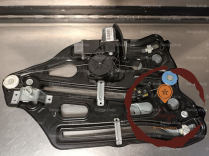 Mecanisme+moteur leve glace aile ARG - RENAULT