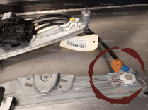 Mecanisme+moteur leve-glace AVG - RENAULT