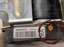 Ceinture centrale arriere - RENAULT