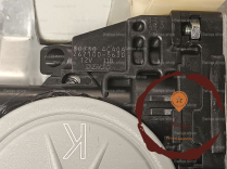 Mecanisme+moteur leve-glace AVG - NISSAN