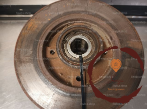 Disque arriere - CITROEN - 424932