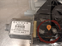 Mecanisme+moteur leve-glace AVD - PEUGEOT - 9673154380
