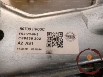Mecanisme+moteur leve-glace AVD - NISSAN