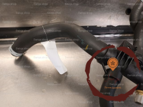 Durit inferieure radiateur - RENAULT