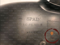 Pare-boue ARG - SEAT - 6P0810969A
