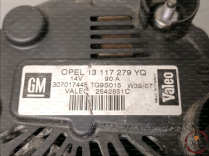 Alternateur - OPEL - 93190915