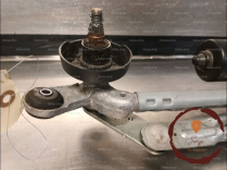 Moteur essuie-glace AV - NISSAN
