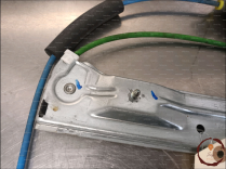 Mecanisme+moteur leve-glace AVD - PEUGEOT - 9673155180
