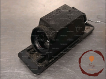 Eclaireur plaque de police d - NISSAN