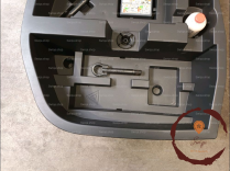Bac roue de secours - NISSAN
