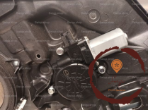 Mecanisme+moteur leve-glace ARD - MAZDA - D65172590A