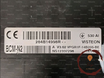 Platine fusible habitacle - RENAULT