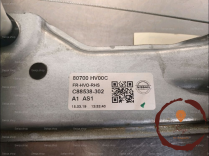 Mecanisme+moteur leve-glace AVD - NISSAN
