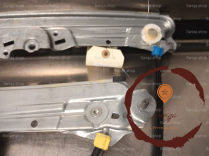 Mecanisme+moteur leve-glace AVD - RENAULT