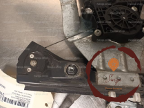 Mecanisme+moteur leve-glace AVG - JAGUAR - C2S51554