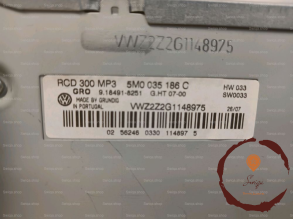 Autoradio - VOLKSWAGEN - 1K0057186PX