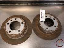 Disque arriere - OPEL - 9111045